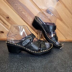 Ariat Women's Sandals Slip On Open Toe Slide Leather Stability Cushion Size 5.5M